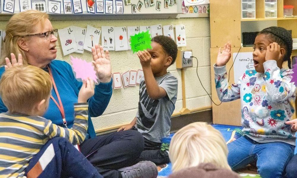 Each classroom has a lead and associate teacher